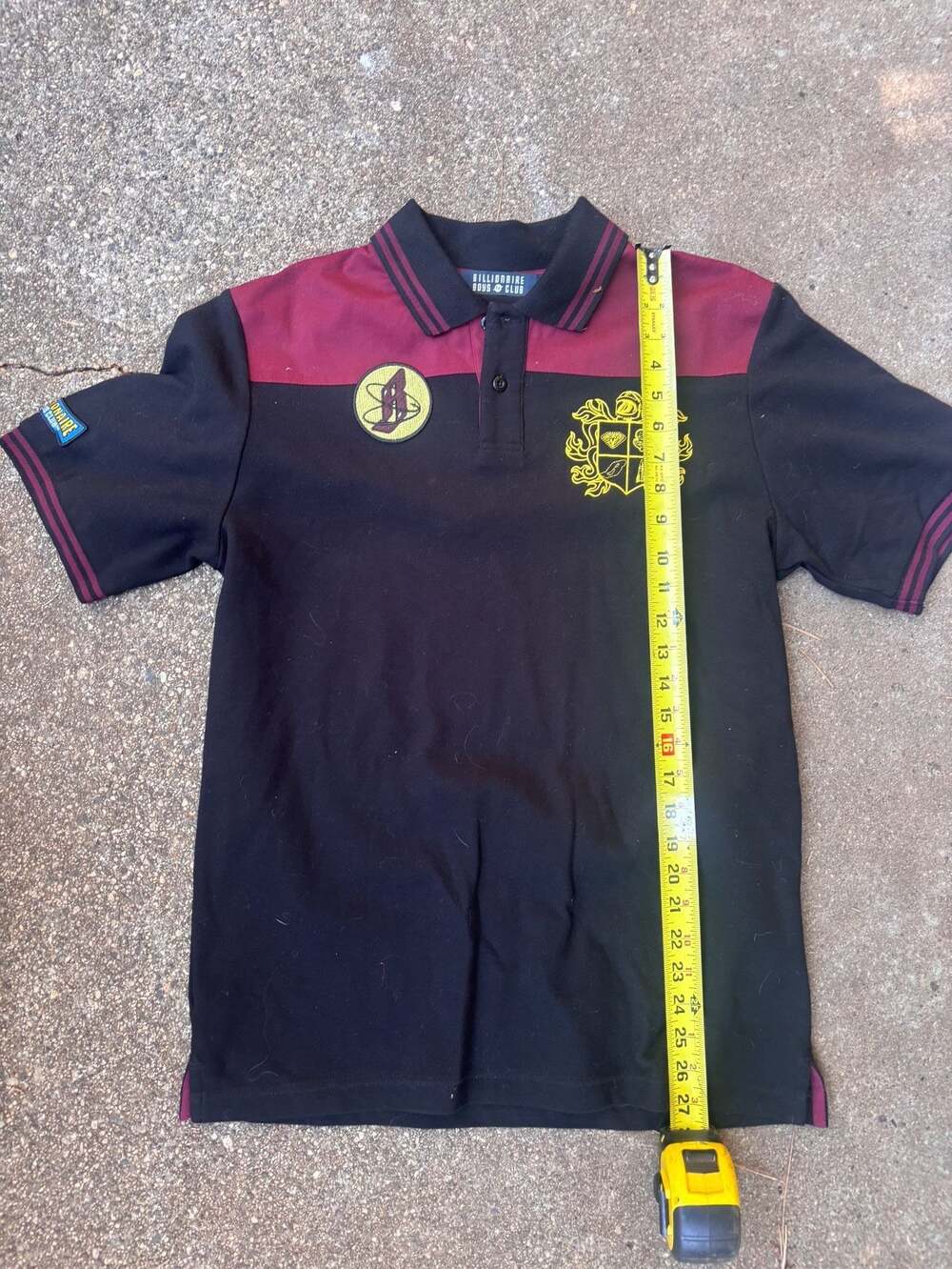 Billionaire Boys Club Embroidered Logo Crest Polo Shirt